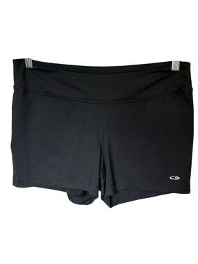 C9 Champion Biker Shorts Womens Large Blend Black Athletic